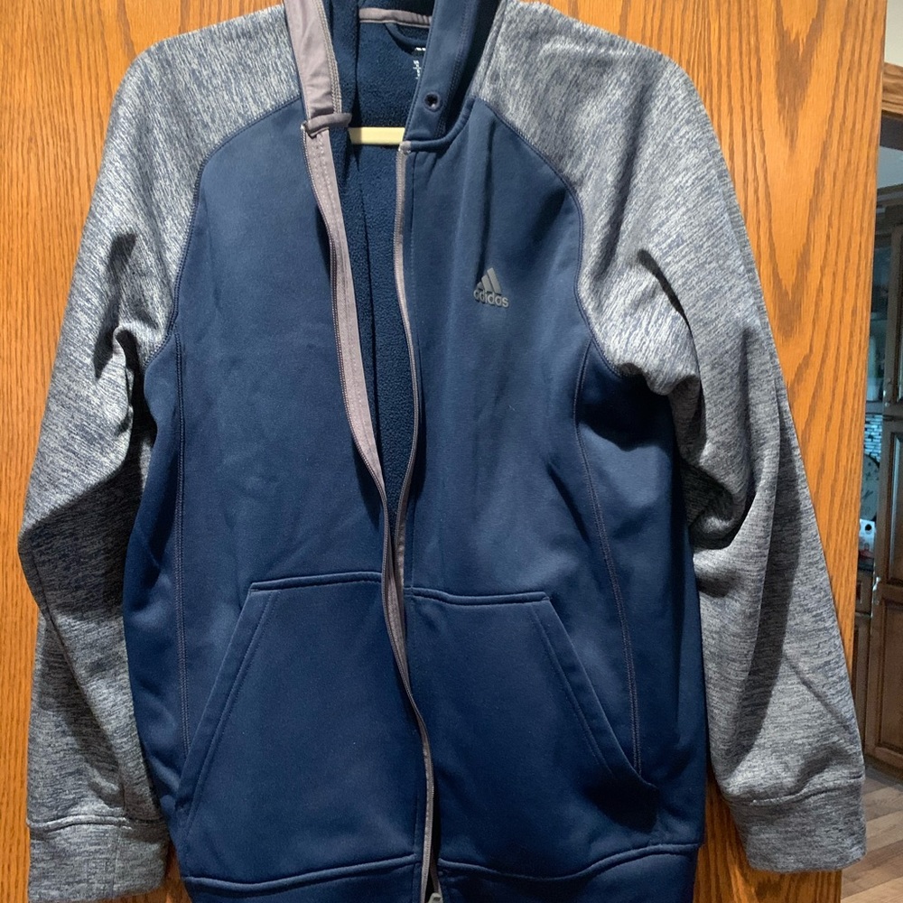 Medium Navy Adidas full-zip jacket